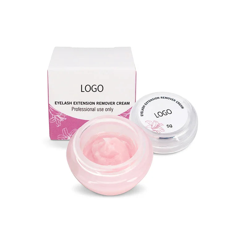 Custom Diy Lash Extention Kit Cream Removal Eyelash Protein Remover Korea Gel Pink Magnetic Scented Eye Lash Glue Remover