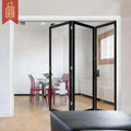 Uminium Glass Bi Fold Door Interior House Closet Cheap Foldable Portable Space-Saving Installation-Free Philippines Folding Door
