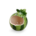 Custom Handmade Ceramic Cute Fruit Shape Ashtray Windproof Table Decorative Modern Cigar Standing Ashtrays