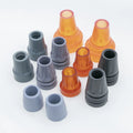 Custom Shape 25MM Round Walking Rubber Tips Canes Crutch Pad Rubber Heavy Duty Crutch End Single Crank Anti-Skid Pad