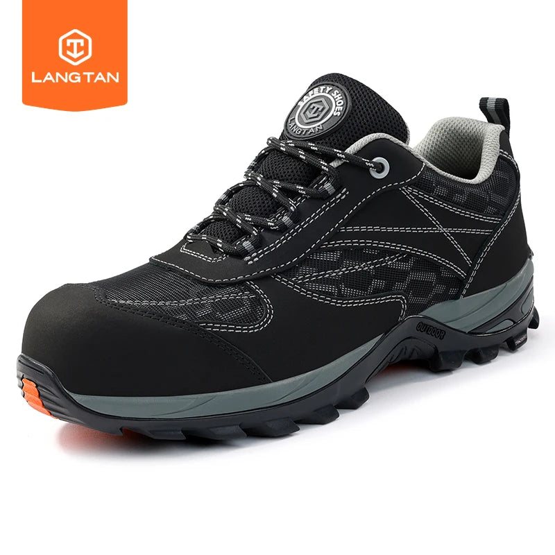 LANGTAN Anti-smashing and Anti-stabbing Safety Shoes Are Suitable for Both Men and Women