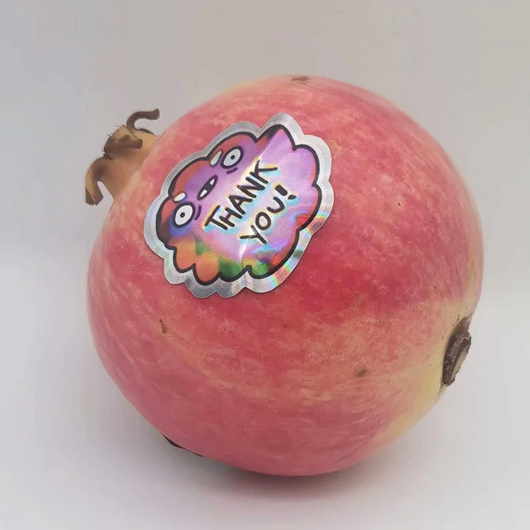 Different Shape Charm Design Wholesale Sticker Printing Stickers Gracias Hologram Sticker