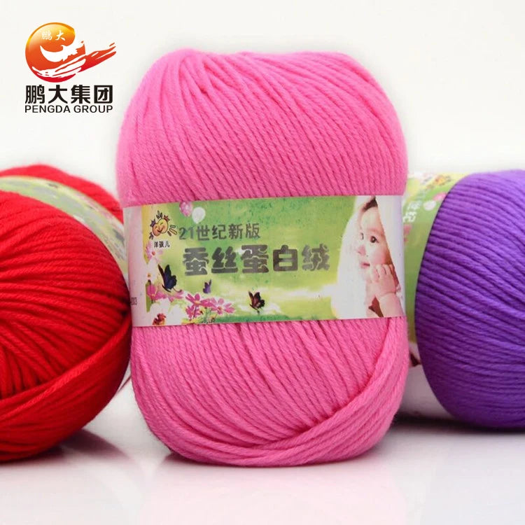 Non Bulk Customizable Wholesale Diy Dyed Solution 6ply 100 % Acrylic Baby Yarn for Knitting Sweaters