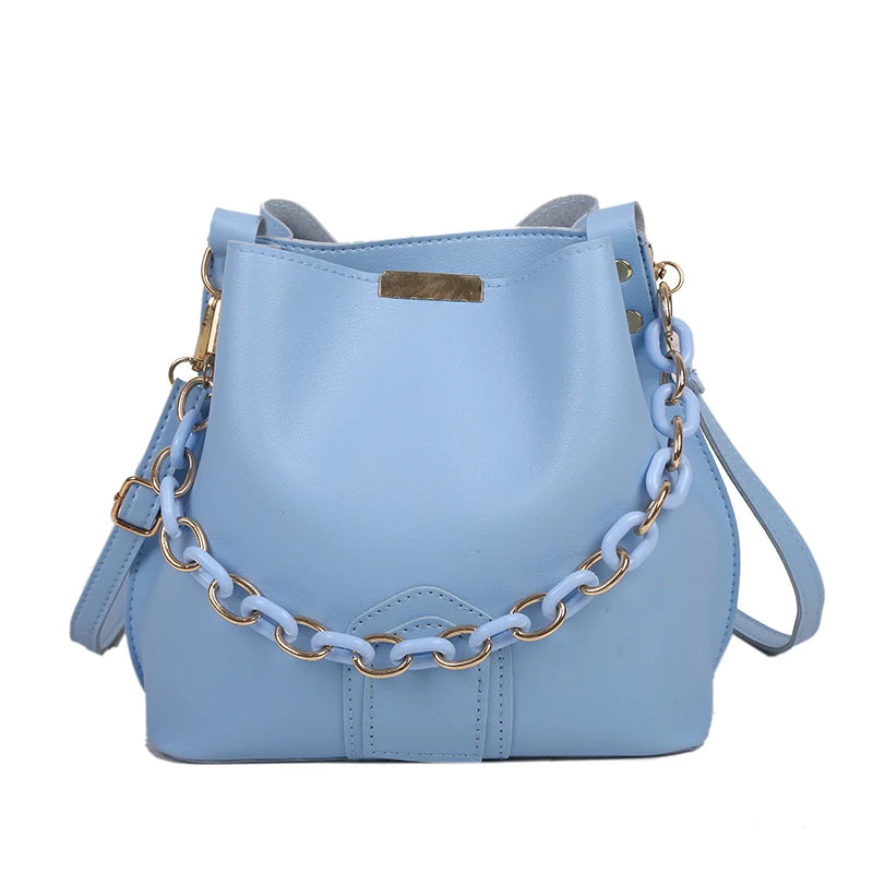 2023 New Fashion Luxury Shoulder Bag Pu Leather Chain Women'S Handbag Ladies Messenger Bags MegaBDM