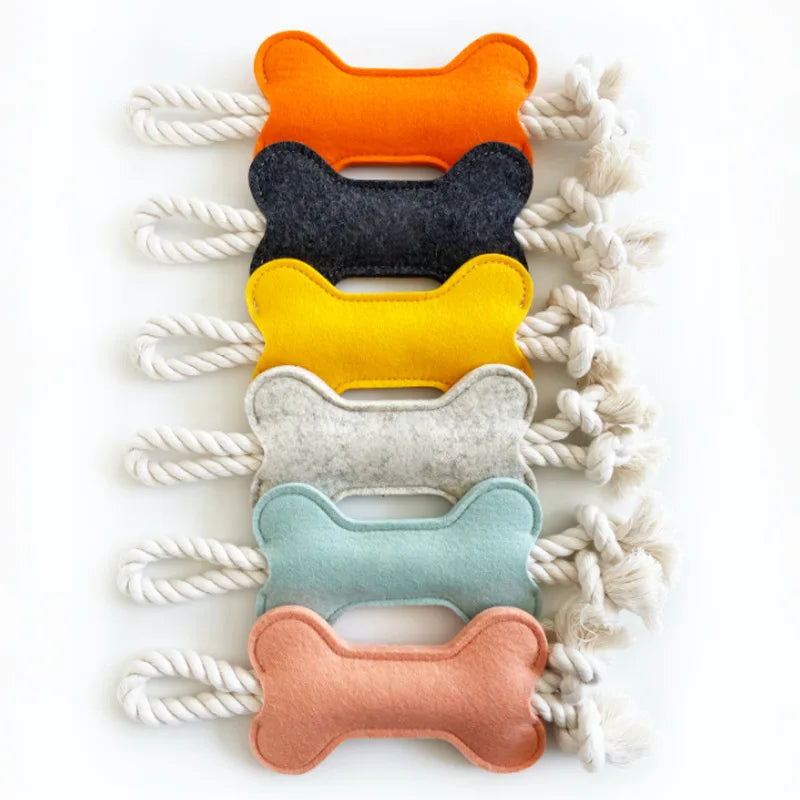 Dog Dental Toothbrush Cleaning Bite-resistant Bone Shaped Dog Pet Chew Toy Teeth Grinding and Bite Resistant Toy