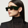 DOISYER Women's Trendy Cat Eye Pilot Sunglasses High Quality UV400 Custom Logo Made From PC Material