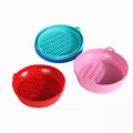 Hot Sale Foldable Air Fryer Silicone  Baking Tray Folding  Air Fryer Tray Air Fryer Silicone Pot