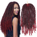 Julianna on SALE High Temperature Fiber 14 20 Inches Synthetic Crochet Braid Hair Butterfly Locs Braiding Hair
