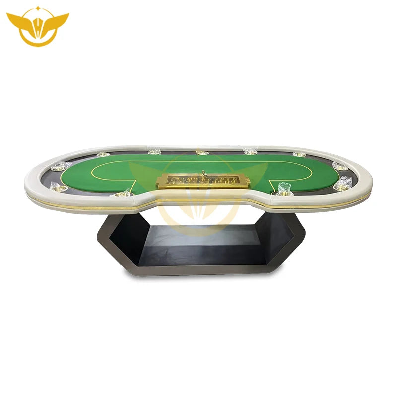 YH Custom Casino Texas Table Poker Gaming Table De Poker Playing Cards Mesa Poker