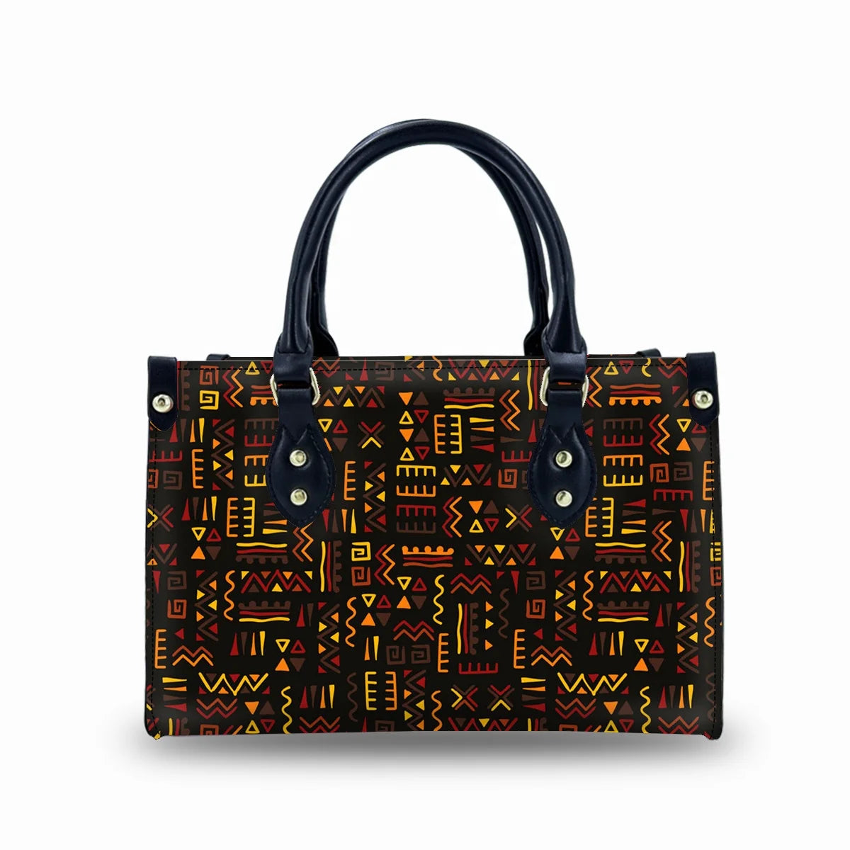 New Arrivals Women Casual Tote Bag 2023 Black Open Top with Custom Printed Logo Ladies Luxury Leather Handbag 3L+ Capacity