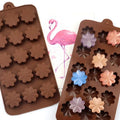 258 Factory STOCK Chrysanthemum Shape15 Cavity Silicon Ice Cube Tray Silicon Chocolate Moulds Resin Mold Silicone Cake Tools