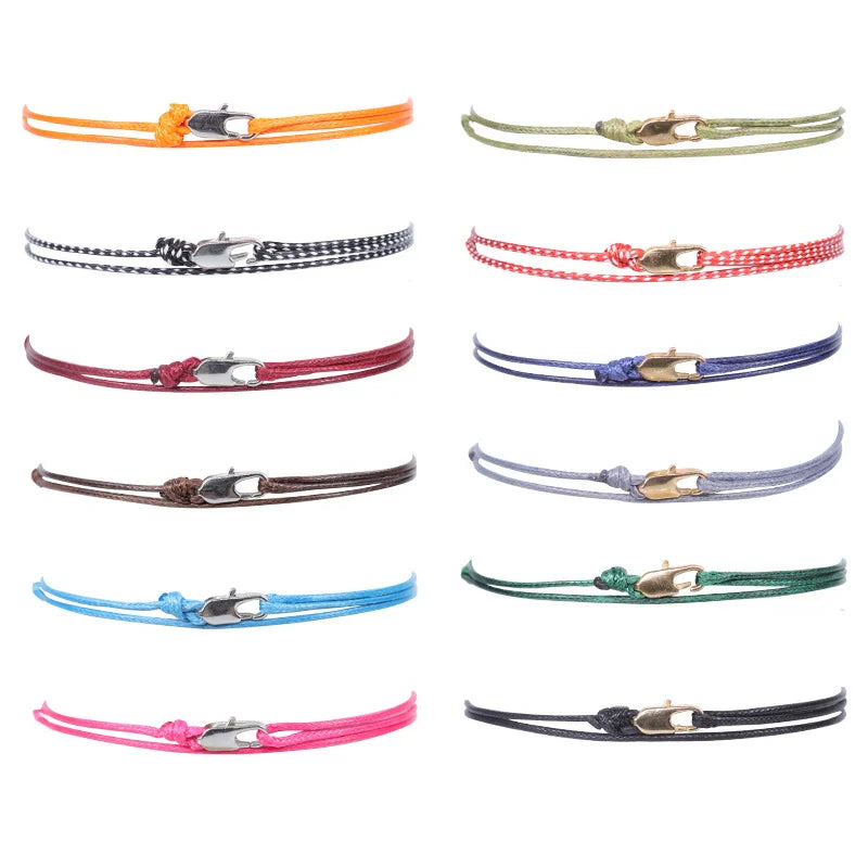 Zooying Wrap Bracelet Unisex Handmade Surfer Beach Adjustable & 100% Waterproof String Rope Bracelet