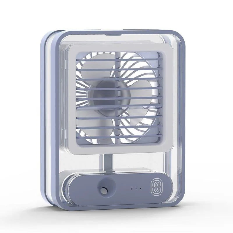 2026 New Design Small Portable Air Cooler Fan Mini USB Air Conditioner for Desk