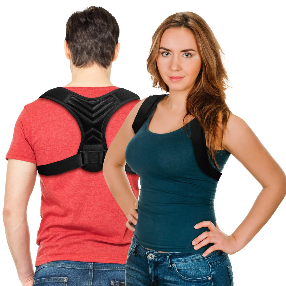 Wholesale Men and Women's High Quality Adjustable Neoprene Upper Back Correction Brace Belt Breathable Posture Corrector