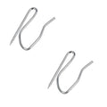 Customization Stainless Steel Curtain Ring Plain Finish Eyelet Hook Pin