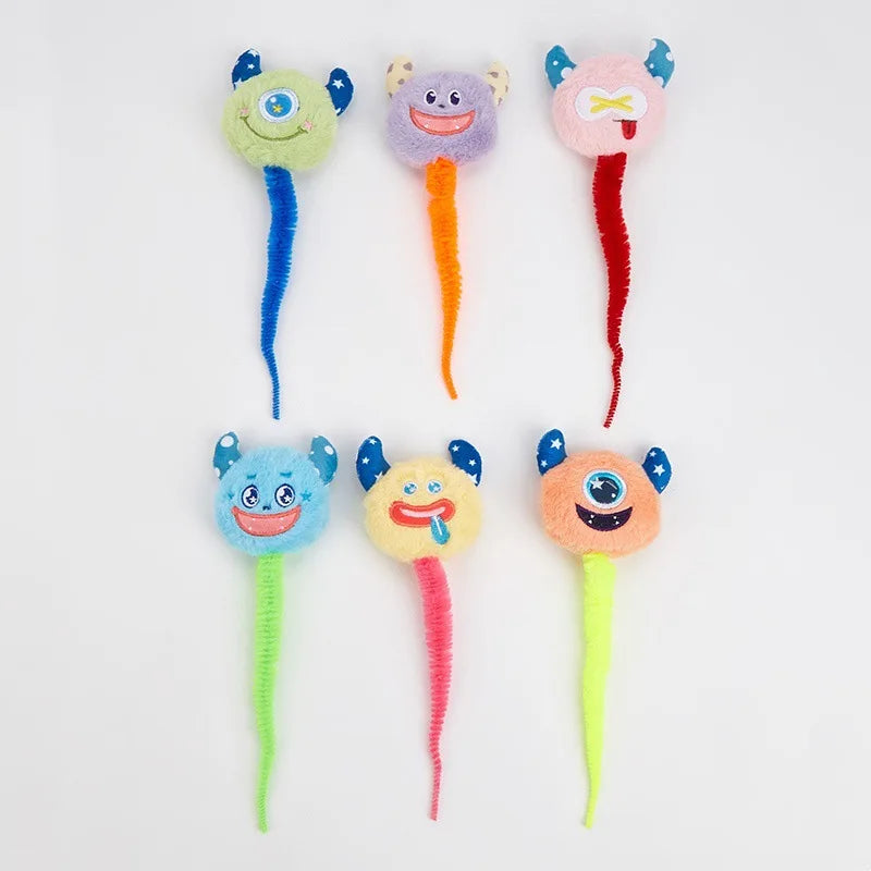 Plush Catnip Cat Toy Pet Products Monster Interactive Training Cat Toys
