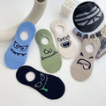 Wholesale Bulk Cool Novelty Monster Mood Invisible Socks Summer Funny Cotton No Show Socks for Women