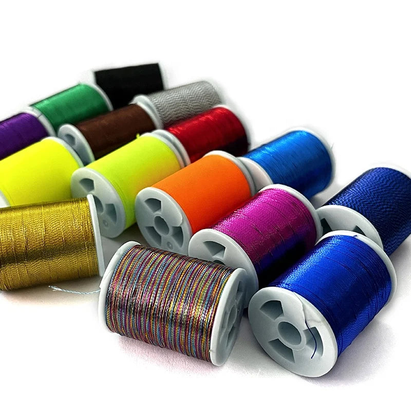 TN01 0.15mm 0.22mm 0.30mm 100 YARD Good Quality B Axis NCP Thread Tying Hooks and Guides Colorful Thread for Fishing