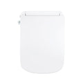 Mechanical Bidet Toilet Seat-Modern Round Non-Electric Slow-Close with Water Pressure Adjustment for Home Bathroom
