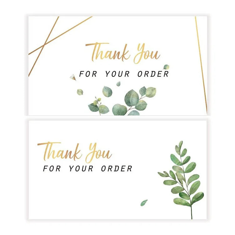 Custom Thankyou Card Printing Thank You Card for Business Greeting Card with logo