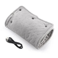 USB Plug-in Double-Sided Heated Gloves Super Soft Faux Fur Hand Warmer Electric Muff for Soothing Cold Hand