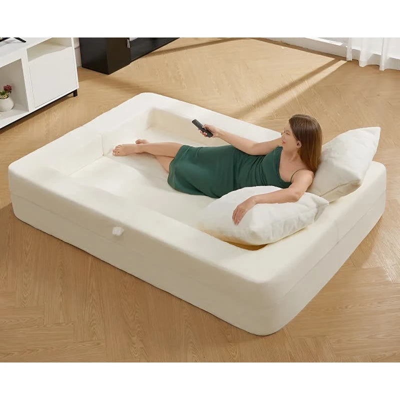 3 Seater Sleeping Pet Transformable Sofa Bed for Living Room Eco-Friendly Fabric Luxury Washable Dog Folding Sofa Bed