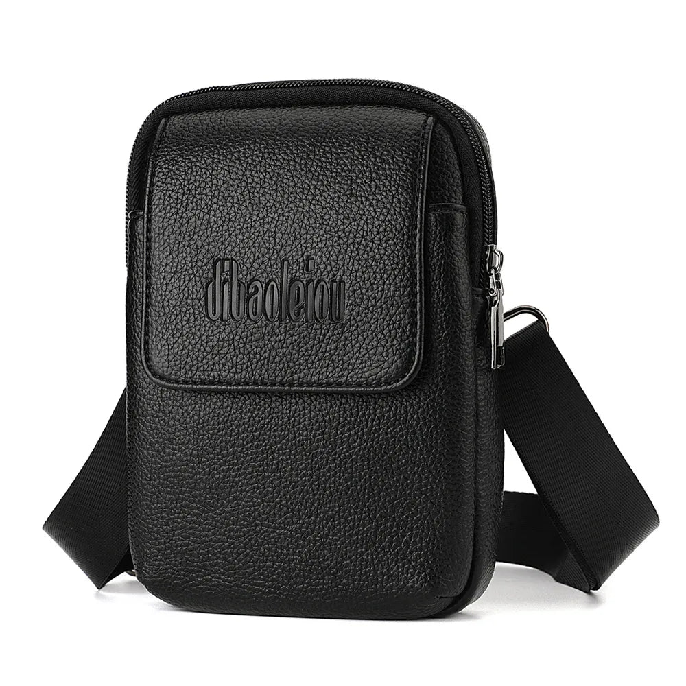 Men's Mini New Casual Business Light Travel Belt Cross-body Bag for Men's Shoulder Bag