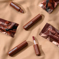 BEAUTY GLAZED Student Waterproof Lipstick 12 Colors Vitamin E Matte 2ml Liquid Moisturizing Lip Gloss Chocolate Silky Lip Glaze