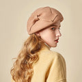 X5089 Adult  Fashion Hat Custom Winter Wool Hats Female  Woolen  Beret Caps