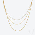 FUAMAY Collares Para Mujer 925 Silver Basic Layered Necklace for Women Basic Necklace