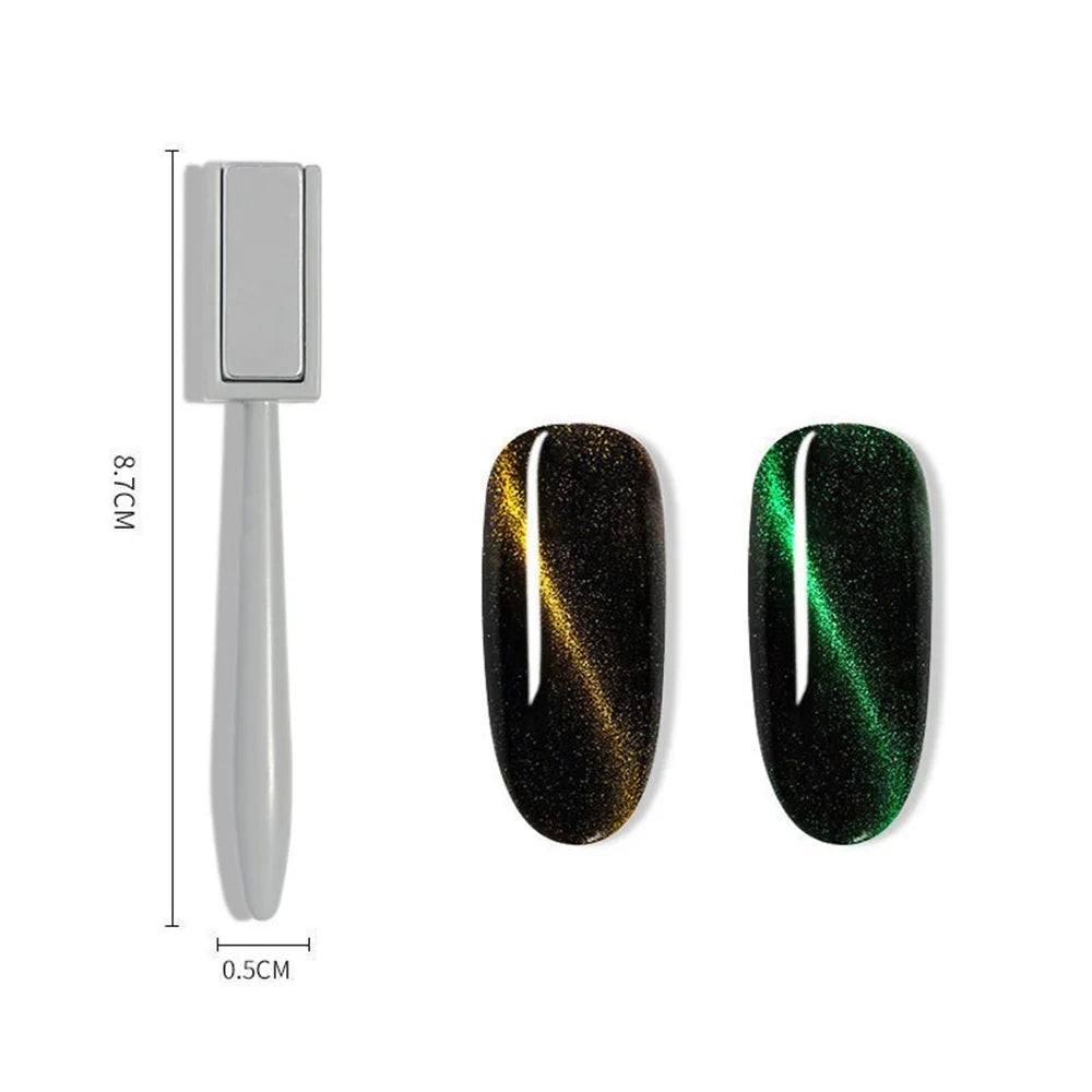 Tamax NAB053 Super Magnetic Black Nail Art Polish Stick Pen for Cat Eye Gel Polish 3D Design Manicure Tools Home Commercial Use