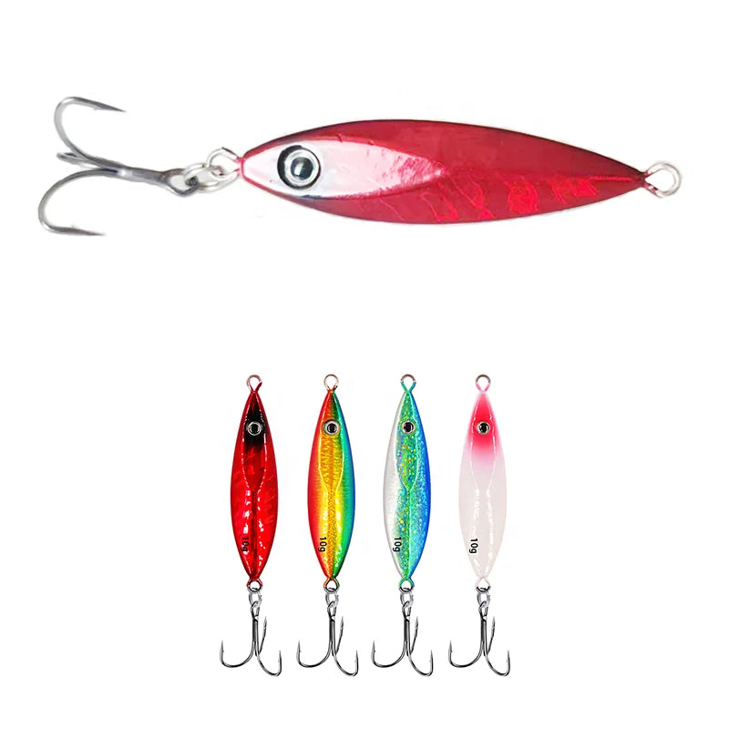 MISTER JIGGING Head Slow Jig Metal Fishing Deep Sea Jigging Lure  Use for Reel Saltwater Boat