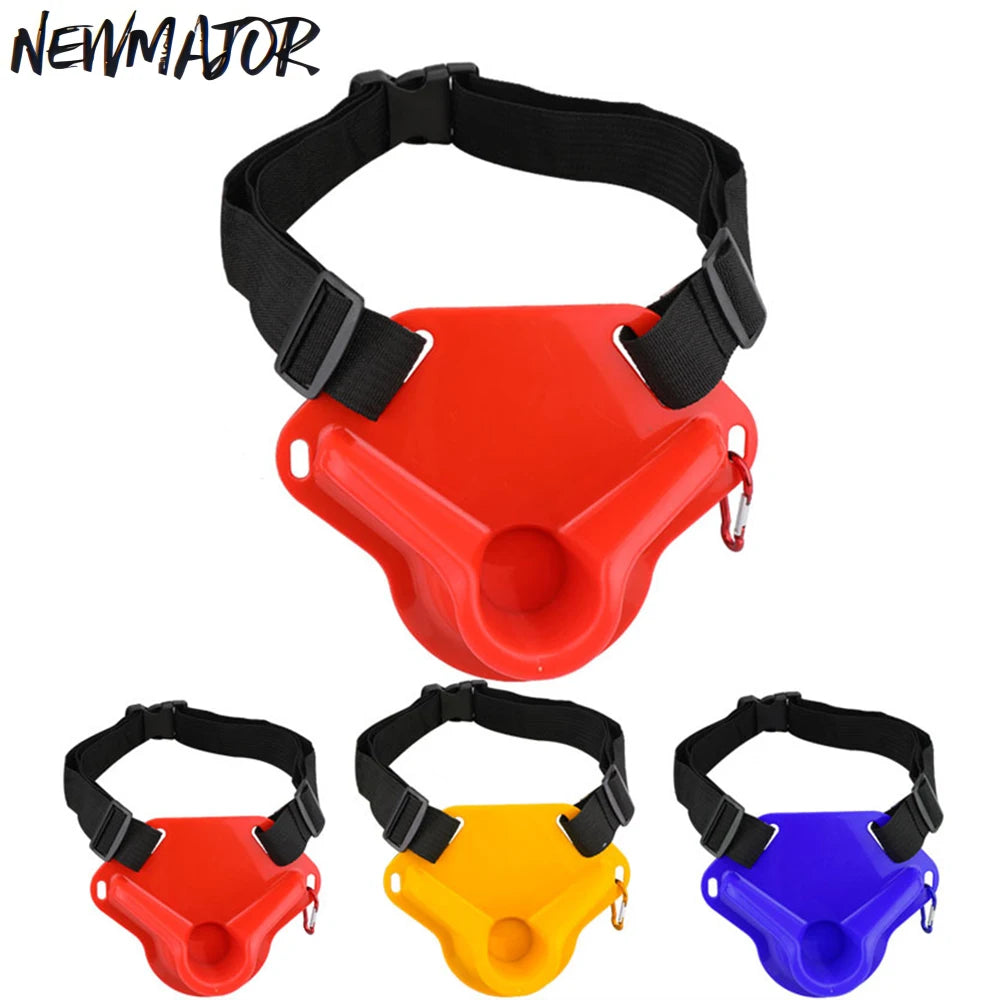 NEWMAJOR Durable Fishing Rod Holder Belt ABS Material Outdoor Fishing Gear
