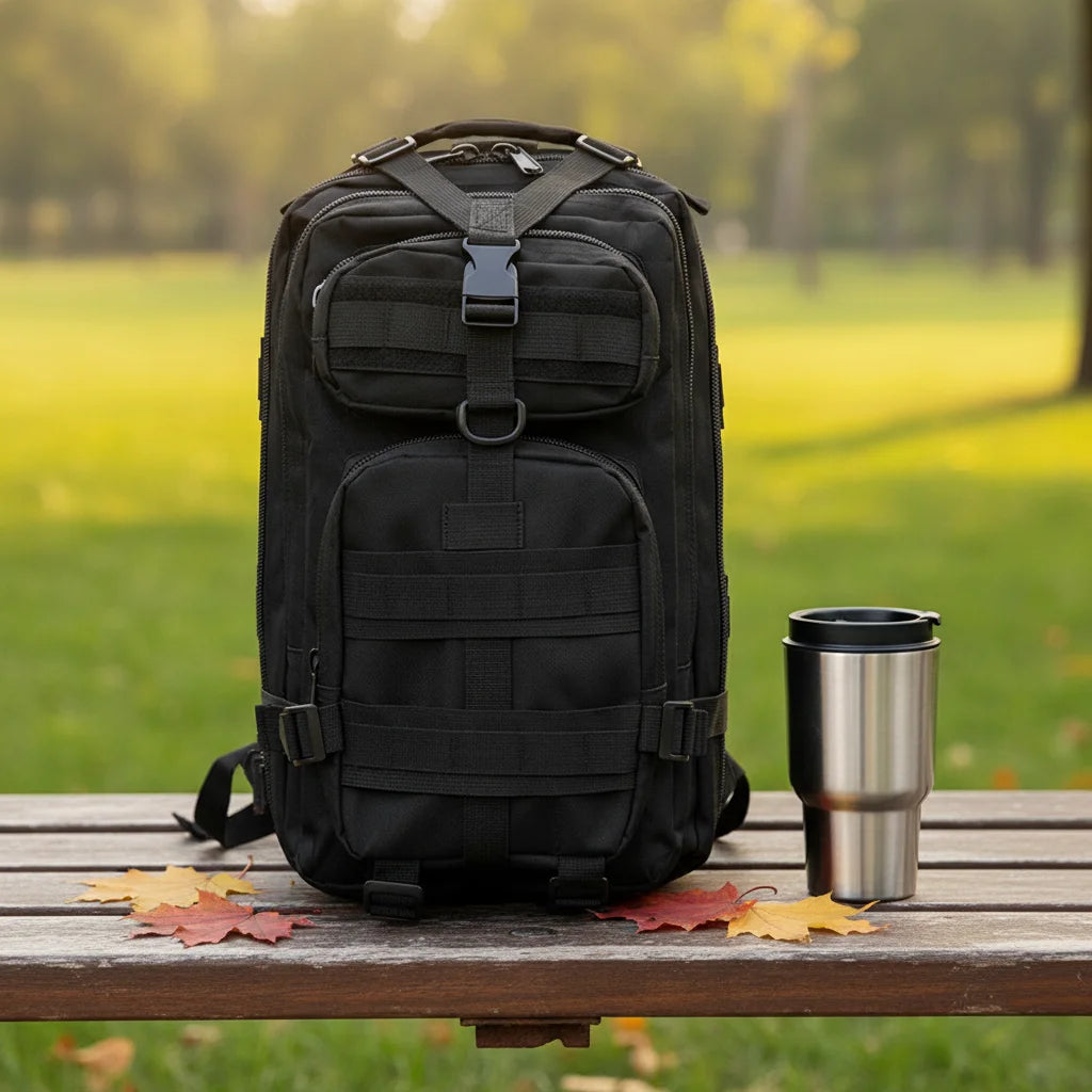 Men's 25-30L Tactical Backpack Waterproof Molle Hiking Backpack Sport Travel Bag Outdoor Trekking Camping Backpack