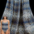 Ready to Ship Digital Cheetah Print Four Way Stretch Spandex 20 Nylon 80 Swimwear Fabric