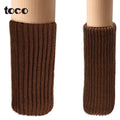 TOCO Durable Elastic Dining Chair Covers Knitting Furniture Leg Protection Floor Protector for Office Chair