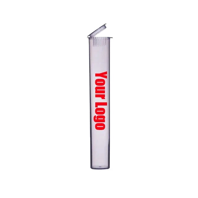 Custom Logo Child Resistant 98mm  109mm 116mm Colorful Pop Top Plastic Tube