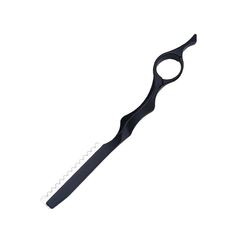 All  Stainless Steel Razor Salon Razor Hairdresser Barber Trimming Tools Replaceable Blades  Hair Thinning Clipper