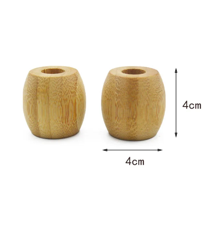 Bamboo Toothbrush Holder Wooden Toothbrush Bathroom Stand Natural Vegan Toothbrush Accessories Tool