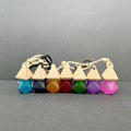5ml Empty Small car perfume blue orange glass bottle wood lid perfume bottle hanging perfume deodorant diffuser car bottle