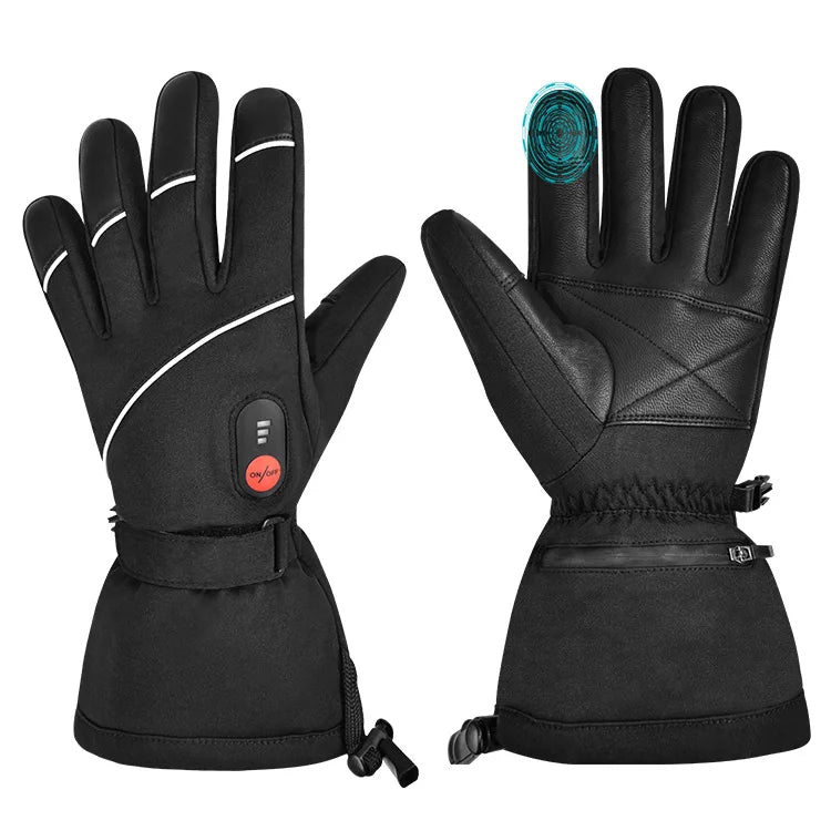 Outdoor Snow Cold Weather Electric 7.4v2100mah Battery Winter Thermal Ski Heated Gloves