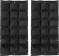 Wholesale Custom Total 36 Roomy Pockets Vertical Wall Hanging Felt Mount Balcony Pouch Herbs Succulent Planter Bag Flower Pot
