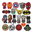 Wholesale Custom Embroidered 3D  Patch Manufacturers' Hero Iron-On Anime Characters Twill Fabric Customizable  Patches
