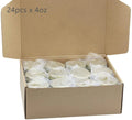 24 Piece 4oz Round Silver Rose Gold White Matte Black Candle Tin Can with Paper Gift Box