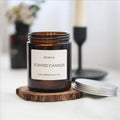 High Quality Glass Jar with Screw Cap Scented Soy Wax Candle Holders in 60ml 120ml 250ml 500ml Sizes