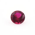 Hydrothermal Corundum Round Shape Lab Created Loose Ruby Gemstones 5# Red Loose Gemstone for Sale Price