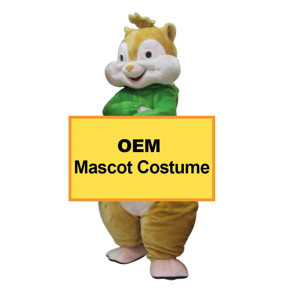 Custom Excellent Product Popular Party Dress Cute Long Plush Animal Squirrel Mascot Costume Inflatable Mascot Costume