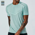 Oversized Performance Tee Printed Quick Drying Ropa Deportiva Para Hombres Crew Neck Sports Training Men's Short Sleeve T-shirt