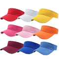 Wholesale Fashion Outdoor Women's Visor Caps Sports Sun Visor Hats Custom Logo Cotton Sun Visor Hats for Women