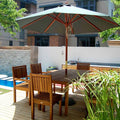 Hot Selling Luxury Hotel Outdoor Furniture Solid Wood Umbrellas and Parasols for Pool Garden Park Beach Use